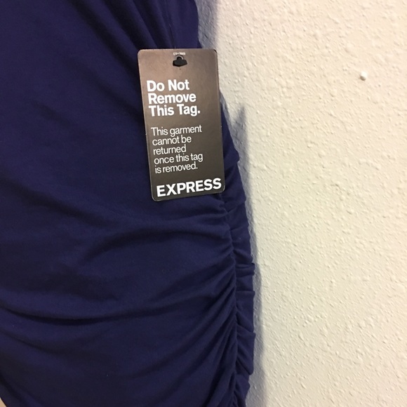 NWT Express Dress Size Small Navy Blue - Picture 3 of 5